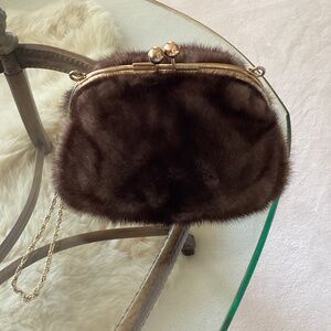 Vintage Mink Fur Purse